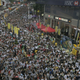 Demonstrators on July 1st, the anniversary of Hong Kong’s handover to China.